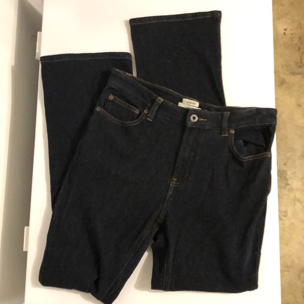L.L. Bean blue jeans